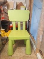 Ikea Mammut Kinderstoel - Groen, Kinderen en Baby's, Kinderkamer | Tafels en Stoelen, Ophalen of Verzenden, Gebruikt, Stoel(en)
