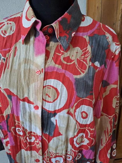 Atelier Creation Blouse xl, Kleding | Dames, Blouses en Tunieken, Zo goed als nieuw, Maat 46/48 (XL) of groter, Rood, Ophalen of Verzenden