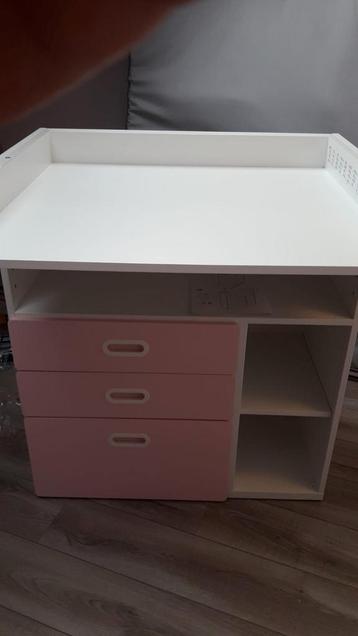 Ikea Stuva Smastad Commode/Verkleedtafel - Roze beschikbaar voor biedingen