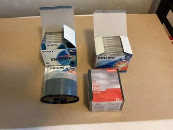 DVD-R/RW en CD-R Spindel + Jewel Cases beschikbaar voor biedingen