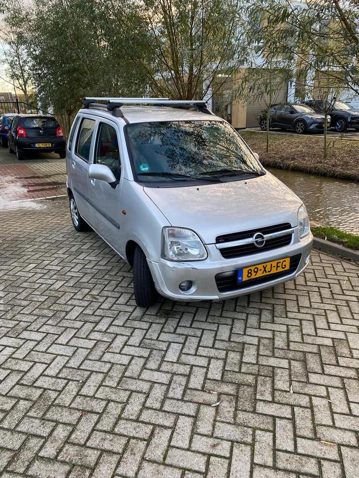 Opel Agila 1.2 16V Twinport 2007 Grijs APK tot 14-02-26, Auto's, Opel, Bedrijf, Agila, Benzine, D, Hatchback, Handgeschakeld, Origineel Nederlands