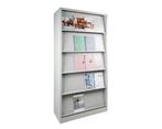 Kast,wit,folder,boek,tijdschrift,catalogi,bergruimte, Huis en Inrichting, Ophalen, 100 tot 150 cm, Met deur(en), Zo goed als nieuw