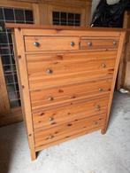 Commode, grenen, 6 laden, Antiek en Kunst, Ophalen