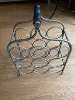 Landelijk gietijzer wijnrek, Huis en Inrichting, Woonaccessoires | Wijnrekken, 5 tot 15 flessen, Ophalen of Verzenden, Zo goed als nieuw