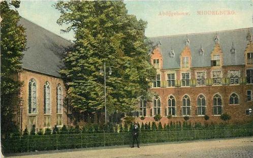 (380-651-007) Middelburg Abdijgebouw, Verzamelen, Ansichtkaarten | Nederland, Zeeland, Verzenden