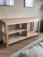 Side table hout moet per direct weg ophalen uit Groningrn, Huis en Inrichting, Ophalen, 25 tot 50 cm, Rechthoekig, 150 tot 200 cm