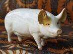 Prachtig varken van oud Beswick porselein uit Engeland 15 cm, Ophalen of Verzenden