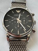 Emporio Armani Herenhorloge AR1811 Roestvrij Staal Mesh Band, Ophalen of Verzenden, Zo goed als nieuw, Staal, Overige merken