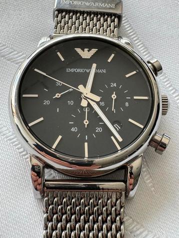 Emporio Armani Herenhorloge AR1811 Roestvrij Staal Mesh Band beschikbaar voor biedingen