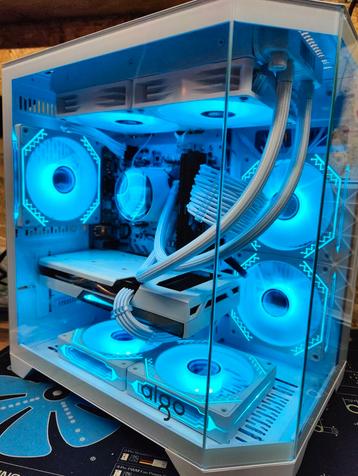 White Dragon RGB Game pc Ryzen 3700x Nvidia RTX 3060 zgan beschikbaar voor biedingen