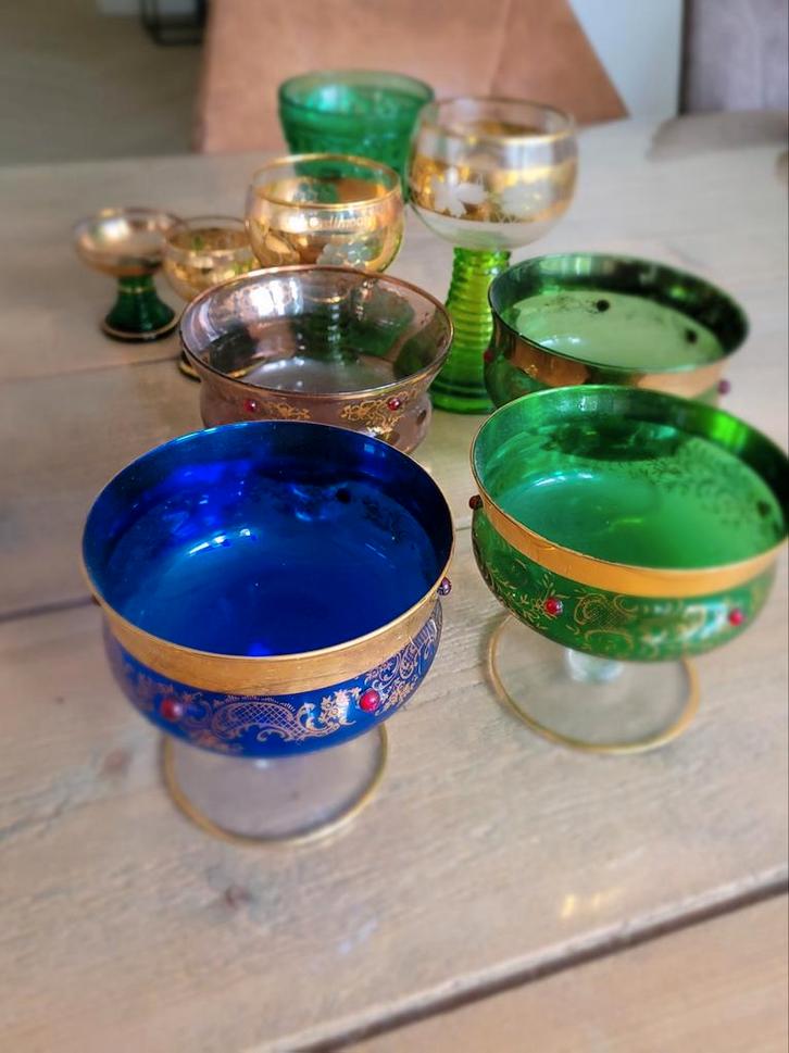 Authentieke glazen, Antiek en Kunst, Antiek | Glas en Kristal, Ophalen