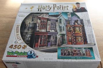 Harry Potter 3D Puzzel – Diagon Alley  – 450 stukjes beschikbaar voor biedingen