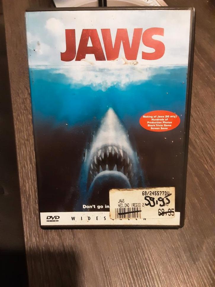 Jaws DVD - Actie Thriller Klassieker, Cd's en Dvd's, Dvd's | Actie, Gebruikt, Vanaf 16 jaar, Ophalen of Verzenden
