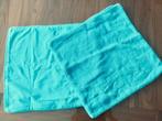 kussenhoesje 2, Ophalen of Verzenden, Zo goed als nieuw, Blauw, Vierkant