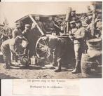 Foto ww i de groote slag in het westen. Officieren bij de ve, Verzamelen, Ophalen of Verzenden, Landmacht, Nederland, Foto of Poster