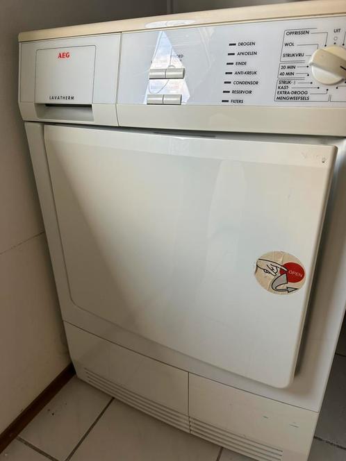 Gebruikte AEG Lavatherm wasdroger, Witgoed en Apparatuur, Wasdrogers, Gebruikt, Condens, 85 tot 90 cm, Ophalen