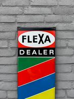 FLEXA emaille reclamebord, Verzamelen, Merken en Reclamevoorwerpen, Reclamebord, Gebruikt, ., Ophalen of Verzenden