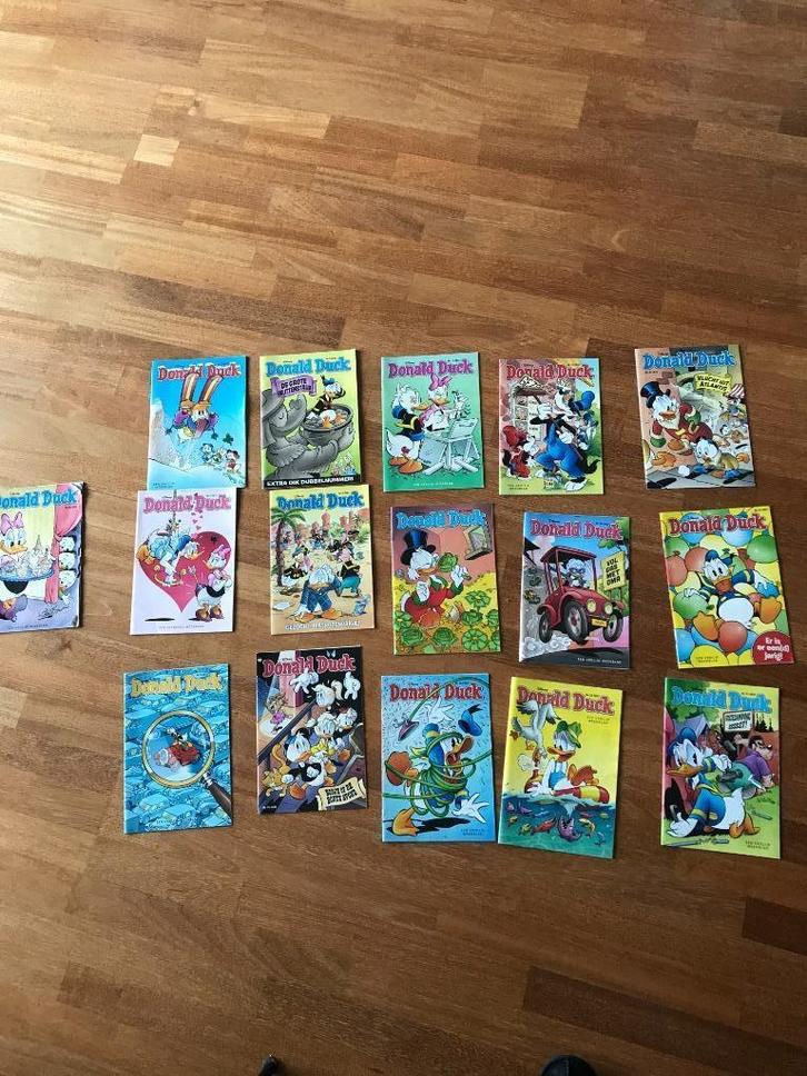 16 Donald Duck vrolijk weekblad 2023 + 2021 en nr. 48 2016, Boeken, Strips | Comics, Gelezen, Meerdere comics, Europa, Ophalen of Verzenden
