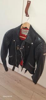Damen (merk) motorjack van leer mt 50 met franjes vintage., Ophalen of Verzenden, Tweedehands, Jas | leer