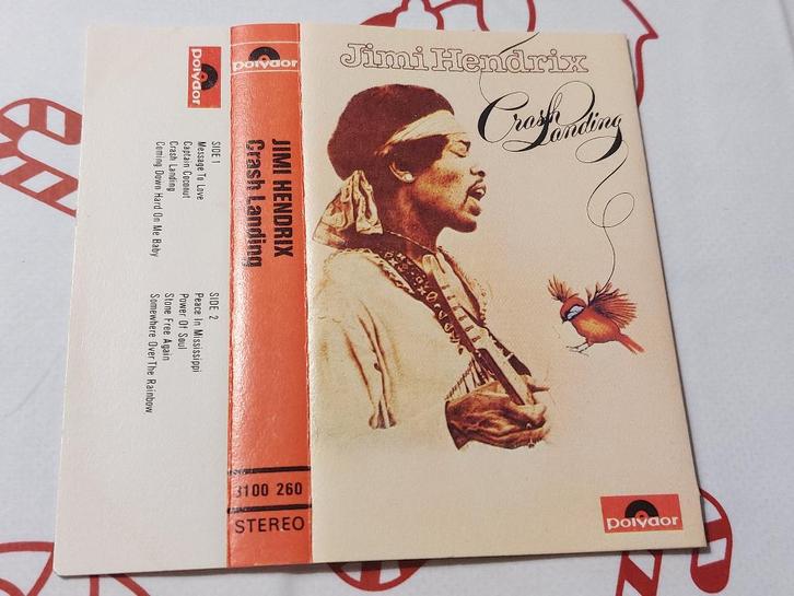 JIMI HENDRIX - CRASH LANDING (MC), Cd's en Dvd's, Cassettebandjes, Zo goed als nieuw, Origineel, Rock en Metal, 1 bandje, Ophalen of Verzenden
