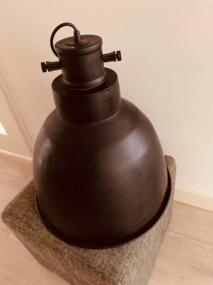 Stoere Industriële Lamp, Huis en Inrichting, Lampen | Hanglampen, Zo goed als nieuw, 50 tot 75 cm, Metaal, Ophalen of Verzenden