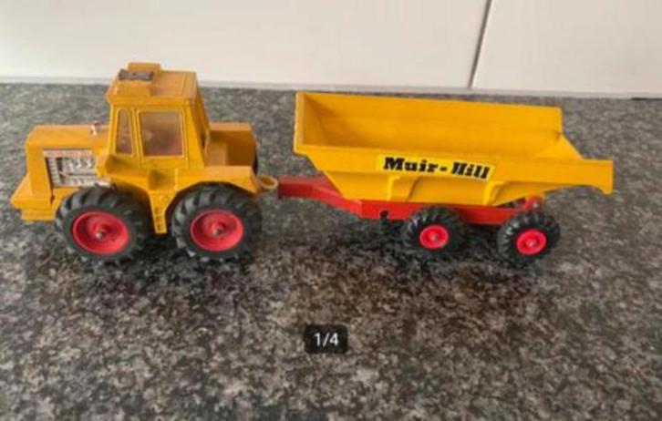 Matchbox Superking K-5 Muir Hill-tractor & aanhanger, Hobby en Vrije tijd, Modelauto's | 1:43, Zo goed als nieuw, Bus of Vrachtwagen