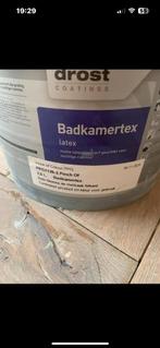 Droet badkamerlatex, Doe-het-zelf en Verbouw, Verf, Beits en Lak, Minder dan 5 liter, Ophalen, Zo goed als nieuw, Groen
