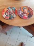 Porseleinen borden,kunstenaars piet schopping,Michel de la p, Ophalen