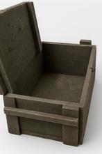 Militaire Houten Kist | 11e A.V.A. Staf Batterij, Antiek en Kunst, Curiosa en Brocante, Ophalen of Verzenden