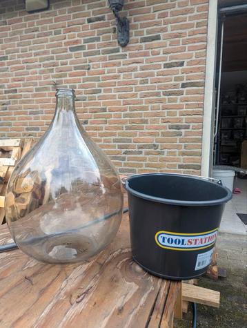 Gistfles / Demijohn 25L nieuw beschikbaar voor biedingen