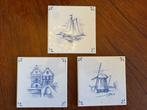 3 oud-Hollandse tegels Sphinx, Antiek en Kunst, Ophalen of Verzenden