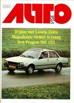 Autovisie test Peugeot 505 STI Oktober 1979, Boeken, Ophalen of Verzenden, Gelezen, Peugeot