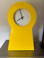 IKEA PS klok 1995 geel, Ophalen of Verzenden, Gebruikt, Analoog, Staande klok