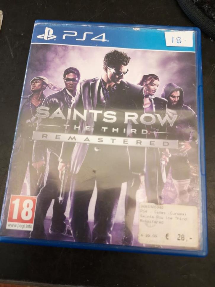 Saints Row The Third Remastered PS4, Spelcomputers en Games, Games | Sony PlayStation 4, Gebruikt, Avontuur en Actie, 1 speler