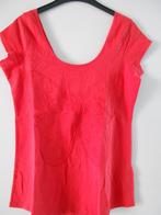 mooi rood shirt / top met vlinder Maat L, Ophalen, Maat 42/44 (L), Nieuw, Korte mouw