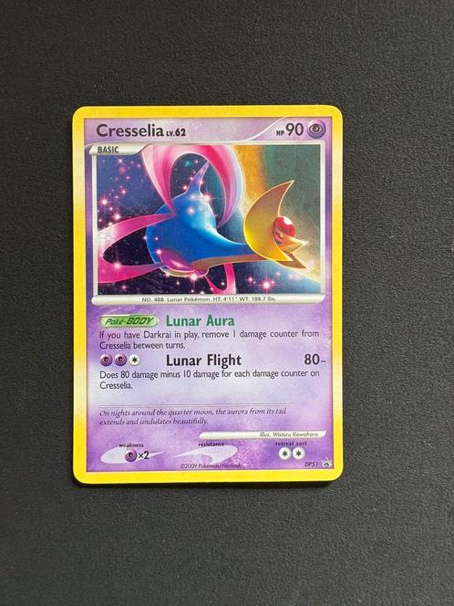 Cresselia dp51 WOTC, Hobby en Vrije tijd, Verzamelkaartspellen | Pokémon, Zo goed als nieuw, Losse kaart, Ophalen of Verzenden