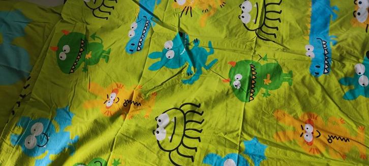 Hema Dekbedovertrek - Monster Design, Huis en Inrichting, Slaapkamer | Beddengoed, Zo goed als nieuw, Dekbedovertrek, Eenpersoons