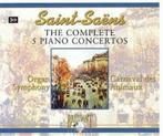 Camille Saint-Saëns / the complete 5 piano concertos 3 cd, Ophalen of Verzenden, Romantiek, Gebruikt, Orkest of Ballet