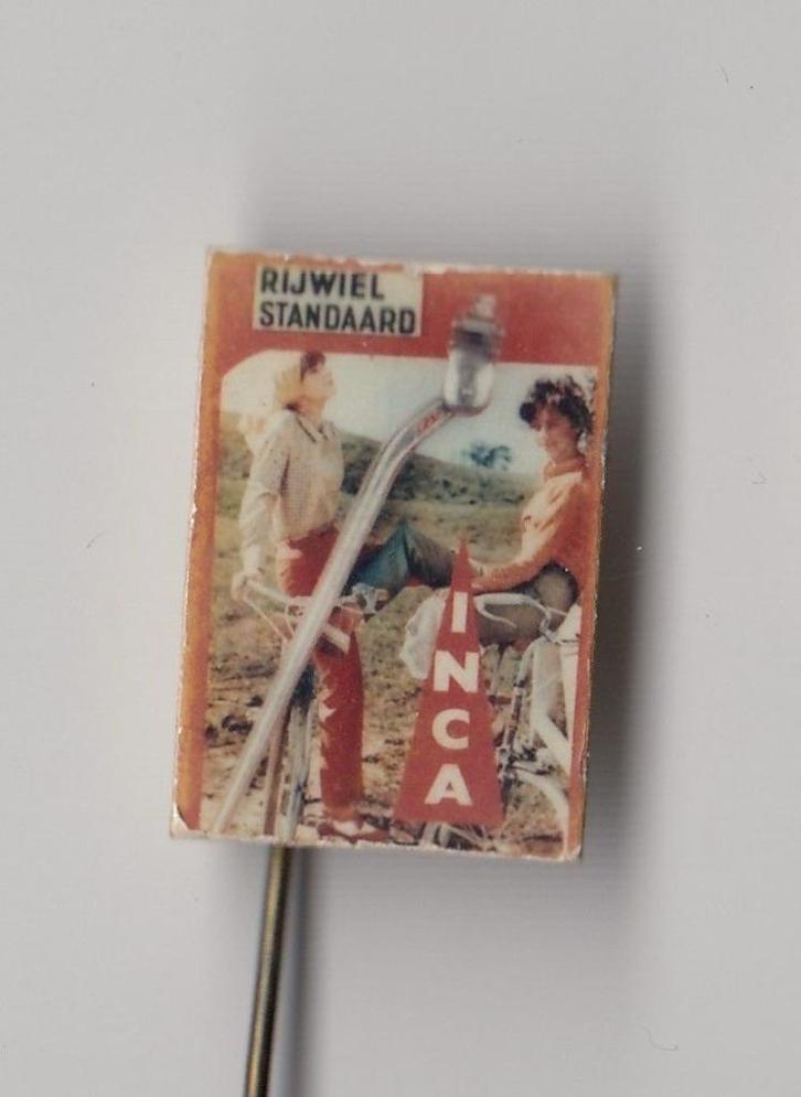 Inca Rijwiel Standaard Fiets speldje, Verzamelen, Speldjes, Pins en Buttons, Gebruikt, Speldje of Pin, Overige onderwerpen, Ophalen of Verzenden