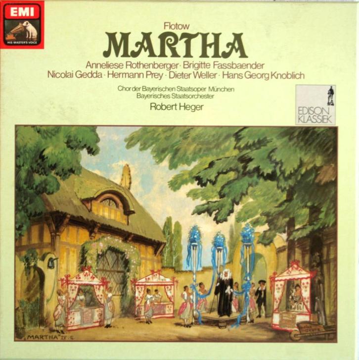 Von Flotow - Martha - Robert Heger (1969, 3 lp's), Cd's en Dvd's, Vinyl | Klassiek, Gebruikt, Romantiek, Opera of Operette, 12 inch