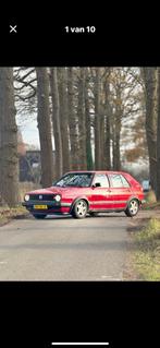 Volkswagen Golf 2 1.6 1991 Rood, Auto's, 4 cilinders, 1200 kg, 474 kg, Grijs