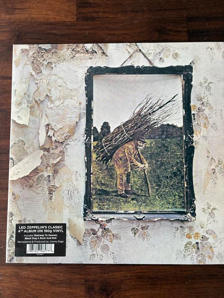 Led Zeppelin IV - Klassieke Vinyl LP, Cd's en Dvd's, Vinyl | Rock, Zo goed als nieuw, Rock-'n-Roll, 12 inch, Ophalen