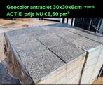 65m² 30x30x6 geocolor antraciet terrastegels s-partij, Nieuw, Ophalen of Verzenden, 10 m² of meer, Beton