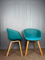 20 HAY About A Chair AAC23 design stoelen, Huis en Inrichting, Stoelen, Hout, Blauw, Ophalen of Verzenden, Vijf, Zes of meer stoelen