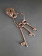 Ovaal slot van gietijzer Decoratie, N.v.t., N.v.t., Nieuw, Ophalen of Verzenden