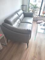 2 5 zit zitbank, buffalo leer, antraciet, Ophalen, Gebruikt, Leer