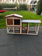 Konijnenhok + ren, Ophalen, 110 cm of meer, Nieuw, 90 cm of meer