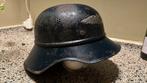 WO2, Luftschutzhelm, met binnenwerk en decal, Luftwaffe, Verzamelen, Ophalen of Verzenden, Duitsland