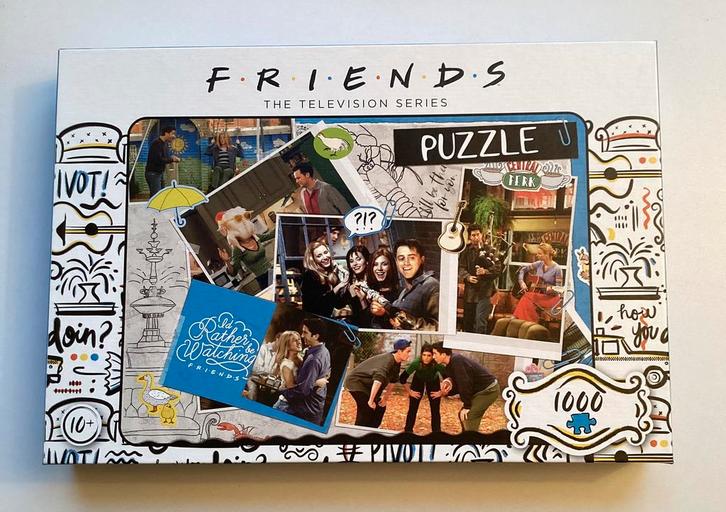 Leuke Firiends legpuzzel 1000 stukjes, Hobby en Vrije tijd, Denksport en Puzzels, Zo goed als nieuw, Legpuzzel, 500 t/m 1500 stukjes
