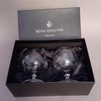 Brandy cognac glazen Royal Doulton kristal  Fuchsia slijpsel, Antiek en Kunst, Antiek | Glas en Kristal, Ophalen of Verzenden